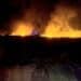 Vasto incendio durante la notte nella periferia di Maracalagonis