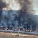Macchiareddu in fiamme: maxi incendio avvolge l’area Heineken, momenti di grande paura (VIDEO)