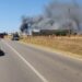 Incendio in un magazzino agricolo a Villasor: intervento dei carabinieri e dei Vigili del Fuoco per domare le fiamme