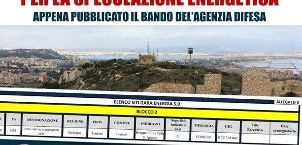 Cagliari, è rivolta contro il maxi impianto fotovoltaico sul colle di Sant’Elia