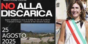 San Giovanni Suergiu, centinaia di persone in marcia contro la discarica dei rifiuti pericolosi