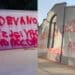 Oristano, il cimitero di San Pietro deturpato con scritte no vax