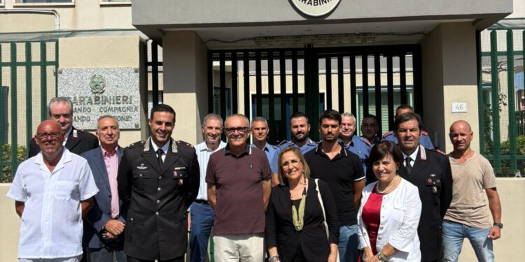 Quartu, il sindaco Milia incontra i carabinieri della Compagnia locale