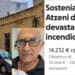 Monserrato, la solidarietà abbraccia Gigi Atzeni: oltre 14 mila euro raccolti per riparare ciò che il fuoco ha distrutto