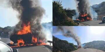 Sant’Andrea Frius, le immagini del terrificante agguato al portavalori sulla Ss 387 -VIDEO