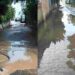 Chia, turisti in ostaggio di una perdita d’acqua in mezzo alla strada