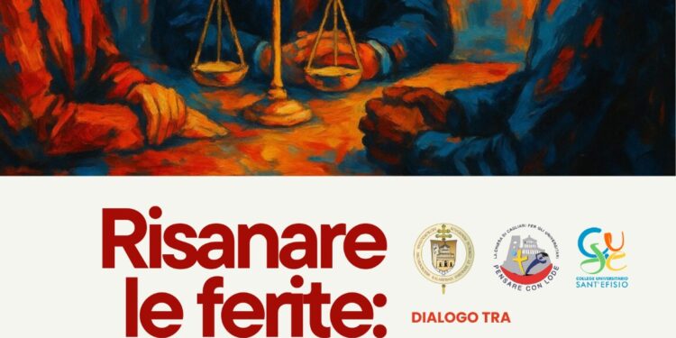 “Risanare le ferite, la giustizia come cura”: dialogo tra Marta Cartabia e l’arcivescovo Baturi a Cagliari