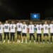 Cagliari, i rossoblù in campo con Paolo Fresu in difesa dei diritti umani