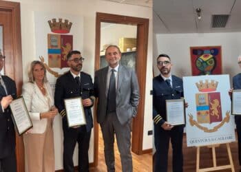 Cagliari, premiate dal questore le guardie giurate intervenute in una mega rissa