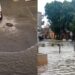 Pirri sott’acqua, il maltempo fa paura: tombini in tilt, strade come fiumi e case allagate