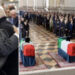 Padova, l’ultimo straziante saluto ai 3 carabinieri morti nell’esplosione di Castel D’Azzano