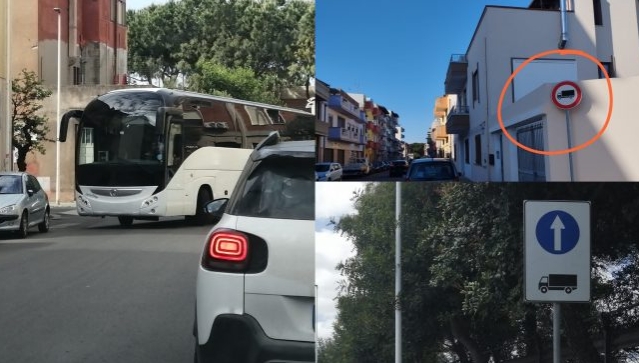 Quartucciu, due autocisterne di idocarburi incastrate in mezzo alla strada
