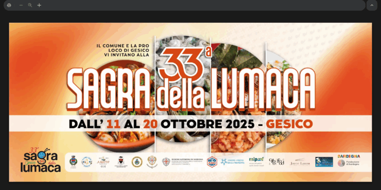 A Gesico 33° Sagra della Lumaca e 400° Festa di Sant’Amatore