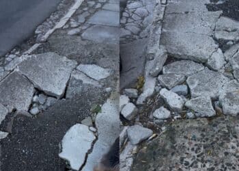 Quartu, marciapiede disastrato in via Danimarca: protestano i residenti