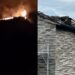 Capoterra, a Poggio dei Pini in fiamme la casa del custode del lago: il rogo innescato dall’impianto solare?