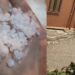 Anche Gonnosfanadiga si tinge di bianco: copiosa grandinata nella notte