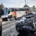 Tragico scontro fra un bus scolastico e un’auto, morto il conducente