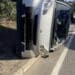 Cagliari, auto si ribalta in viale Monastir: un ferito
