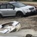 Cagliari, dallo stadio alla sabbia e la macchina rimane in panne: brutta disavventura per un incauto automobilista