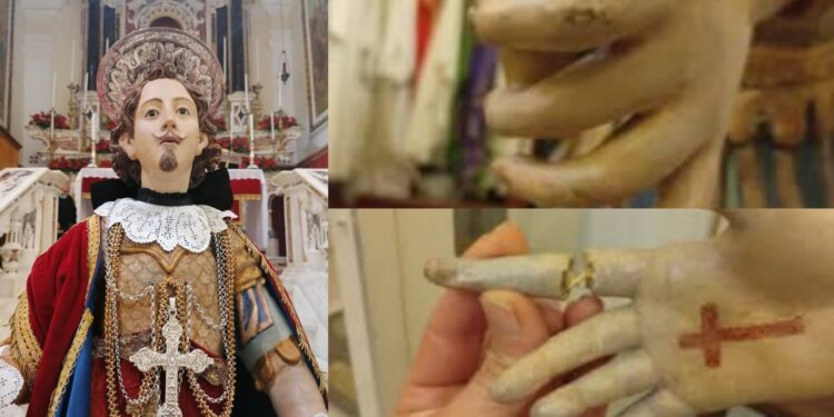 Cagliari, iniziato il restauro del simulacro di Sant’Efisio