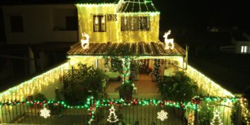 Concorso “Le migliori luminarie in Sardegna”: casa Sarritzu-Serra a Quartu Sant’Elena