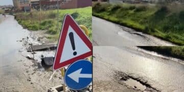 Monserrato, buche pericolose per una perdita Abbanoa: il sindaco, “Hanno ignorato 6 pec”