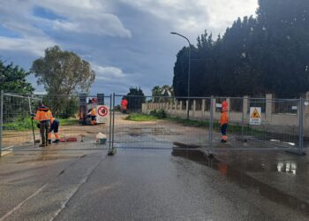 Capoterra, a Su Loi – Via Primo Maggio ripartono i lavori dopo 4 mesi di stop