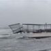 Cagliari, addio al pontile di Marina Piccola: è stato abbattuto dalla mareggiata