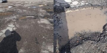Cagliari, buche e voragini nello spiazzo in Via Monte Cassino: “Criticità allarmanti”