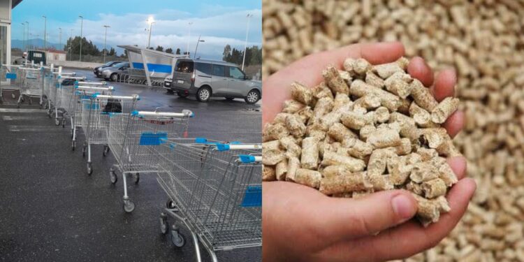 Pellet introvabile anche nel Medio Campidano, tutti in fila per aggiudicarsi uno o più sacchi del ricercato combustibile