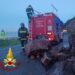 Alghero, frana sulla Ss 292: intervento dei vigili del fuoco