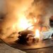 Fiamme nella notte ad Assemini, a fuoco un’auto e un camper in sosta