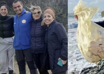 Villasimius, i volontari ripuliscono Capo Carbonara da polistirolo e rifiuti