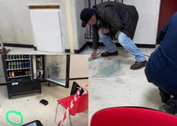 Cagliari, al De Sanctis-Deledda colpo riuscito al terzo tentativo: per terra macchie di sangue, ladro ripreso dalle telecamere