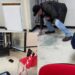 Cagliari, al De Sanctis-Deledda colpo riuscito al terzo tentativo: per terra macchie di sangue, ladro ripreso dalle telecamere