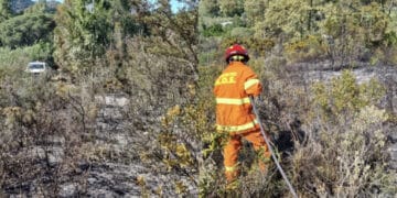 Quartu, primo incendio boschivo della stagione: un ettaro divorato dalle fiamme nel villaggio delle Rose
