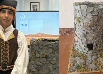 Monserrato, all’esame di terza media con un nuraghe realizzato in memoria della bisnonna: il gesto commovente di Lorenzo Pilia