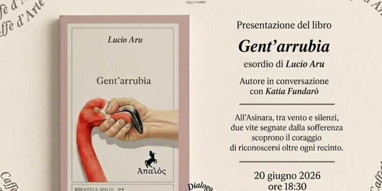 Un sabato sera tra letteratura e il fascino di Villa Fanny. Sabato 20 giugno, Caffè d’Arte ospita Lucio Aru per la presentazione di Gent’arrubia