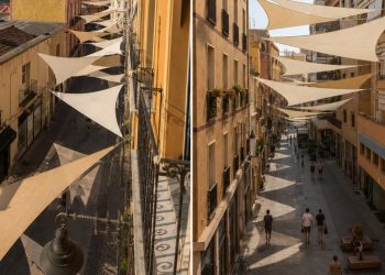 Cagliari, vele contro il caldo nel centro storico: la proposta per dare ombra alle vie dello shopping