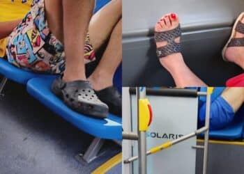 Cagliari: sedili usati come poggia scarpe, i nuovi bus calpestati dagli incivili