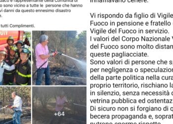 Selfie durante l’incendio, scoppia la polemica: “I sindaci di Selargius e Monserrato hanno scambiato la tragedia per un set fotografico”