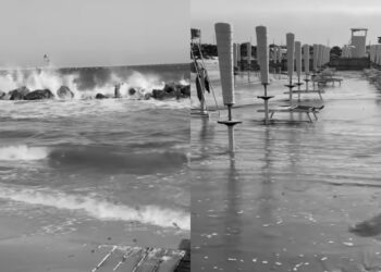 Al Villaggio dei Pescatori il mare spazza via la spiaggia: danni ingenti allo stabilimento