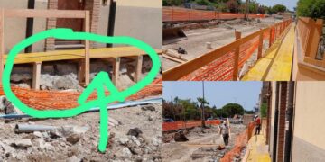 Monserrato: a buon punto i lavori in via Cesare Cabras, ma i malumori rimangono