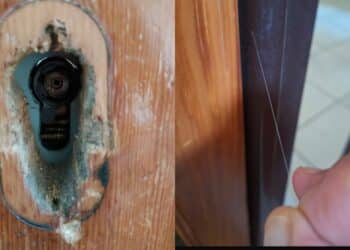 Ladri in azione a Cagliari, serrature dei portoni d’ingresso violate con il sistema dell’acido nitrico