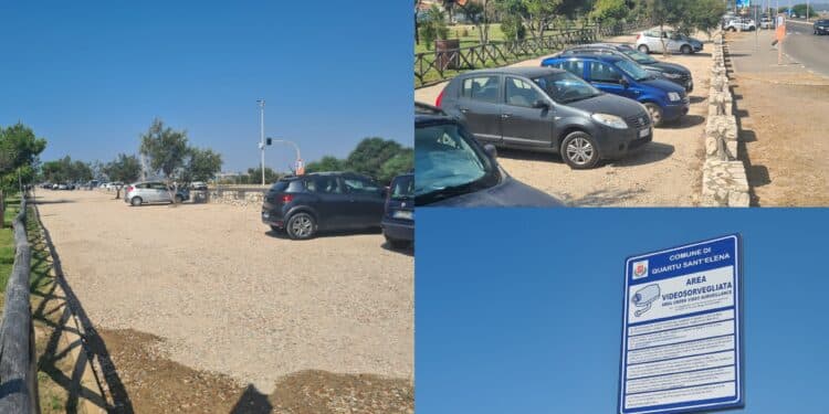 Al Poetto di Quartu comodi e sicuri parcheggi attirano i bagnanti: mare senza stress, i cagliaritani traslocano