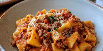 La cultura nel piatto, pappardelle al ragù: il sapore della pazienza