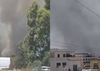 Inferno di fuoco alle porte di Cagliari: chiusa la statale 387, il fumo ha avvolto Monserrato, Pirri e Selargius