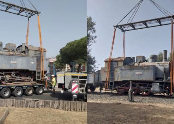 Monserrato, la celebre locomotiva va a restauro: un pezzo di storia rimesso a  nuovo