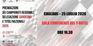 A Cagliari le premiazioni dei campionati regionali Aci Sport Sardegna e dei titoli nazionali 2025