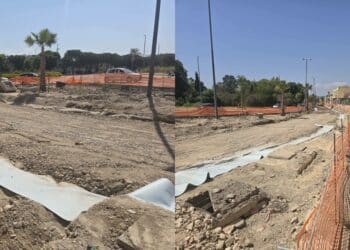 Monserrato, in via Cesare Cabras è stato posato lo strato di sottofondo